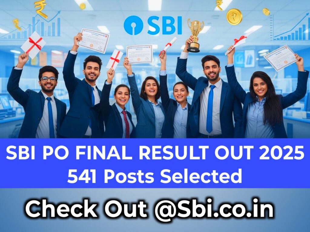 SBI PO Final Result OUT 2025