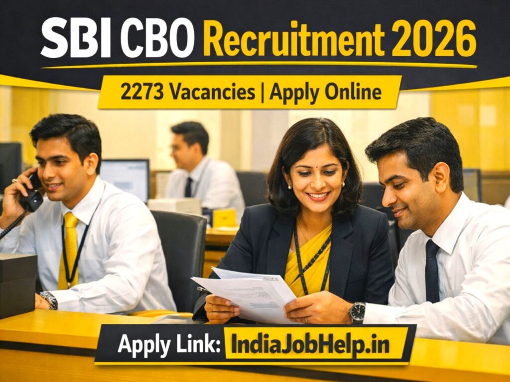 SBI CBO Recruitment 2026