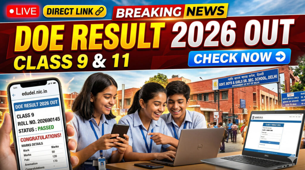 DOE Delhi Result 2026