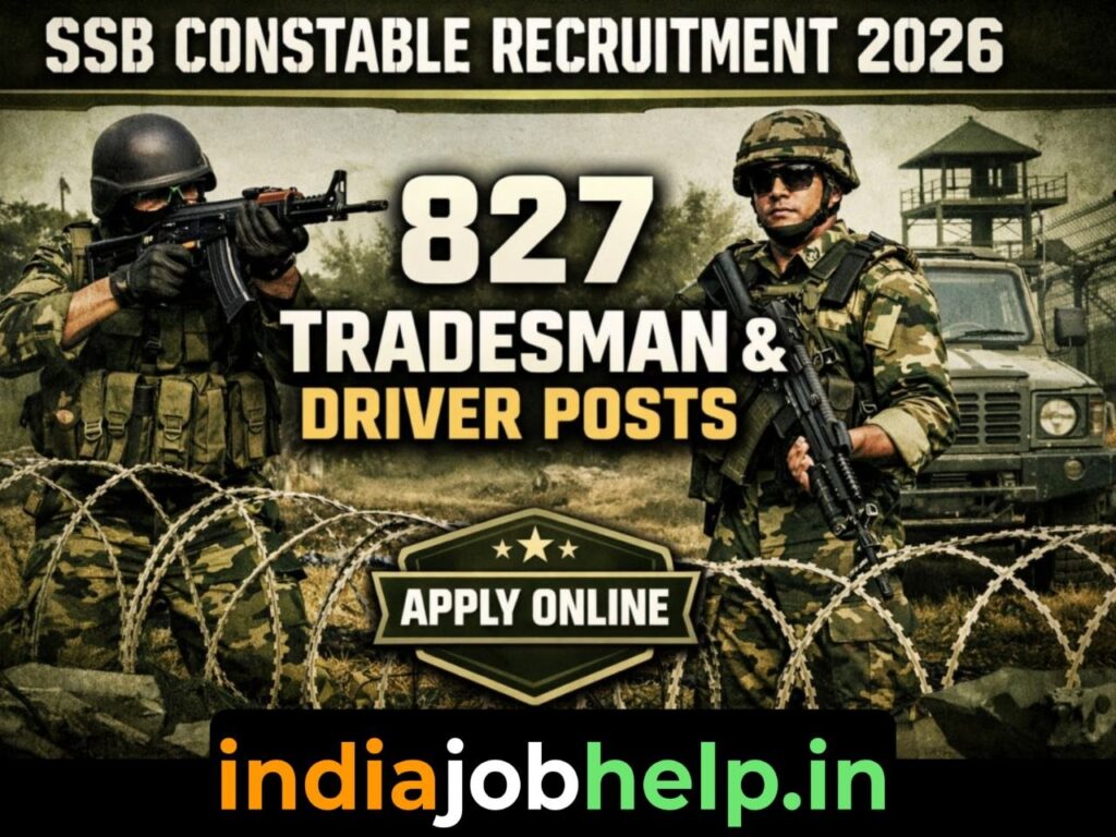 SSB Constable Recruitment 2026