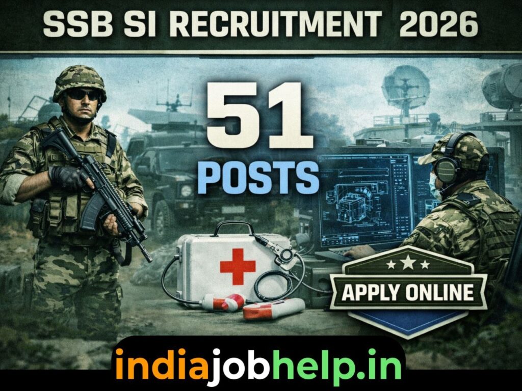 SSB Sub Inspector Recruitment 2026