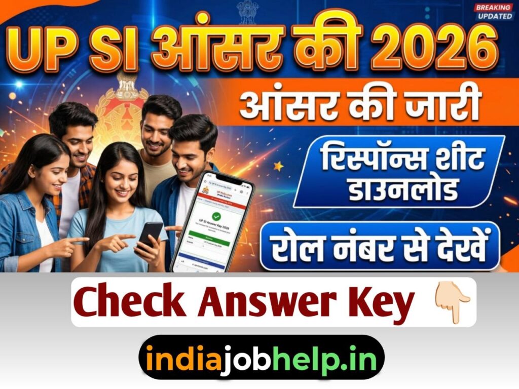 UP Police SI Answer Key 2026